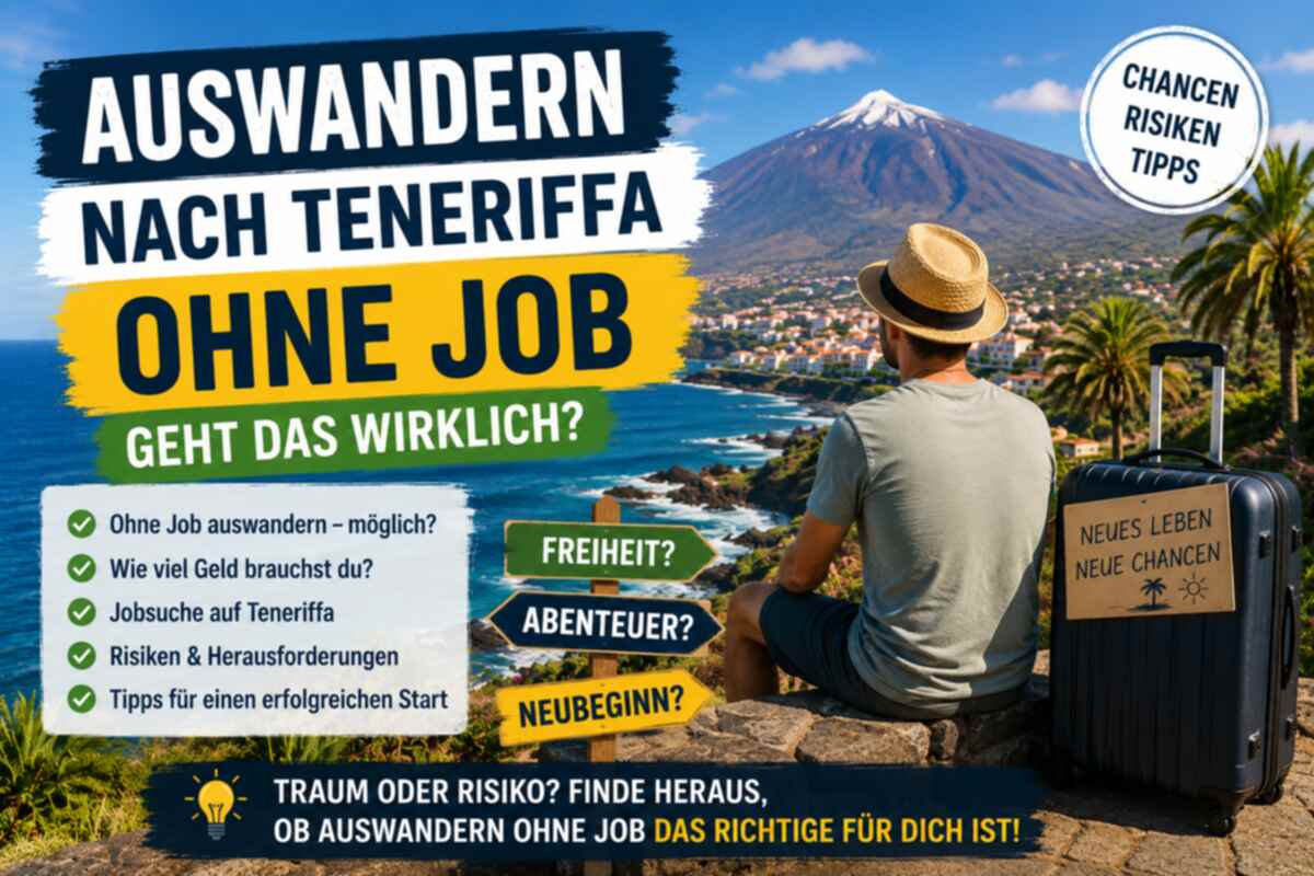 Auswandern ohne Job nach Teneriffa geht das?