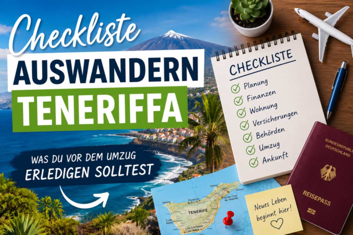 Checkliste Auswandern Teneriffa
