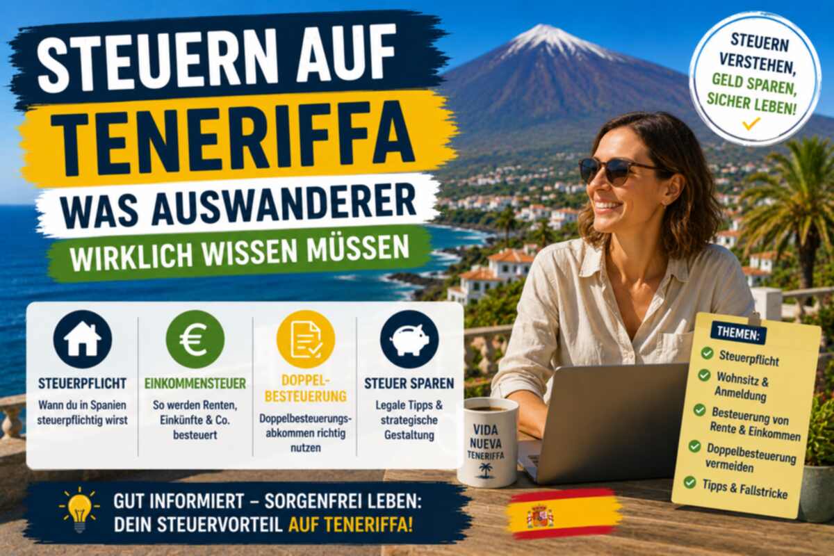 Steuern für Auswanderer auf Teneriffa